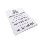 Godziny otwarcia 30x45 cm / W04 Salon Fryzjerski