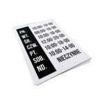 Godziny otwarcia 30x45 cm / W06 Dni tygodnia