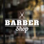 Naklejka Barber WZL06 48x32cm