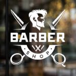 Naklejka Barber WZL10 48x46cm