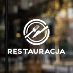 Naklejka Restauracja WZL14 48x30cm