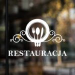 Naklejka Restauracja WZL15 48x30cm