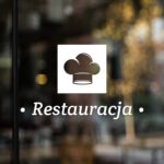Naklejka Restauracja WZL16 48x30cm