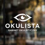 Naklejka Salon okulistyczny WZL13 48x25cm