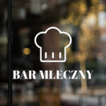 Naklejka Bar Mleczny WZL18 48x30cm