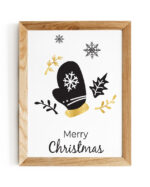 plakat-swiateczny-rekawica-merry-christmas