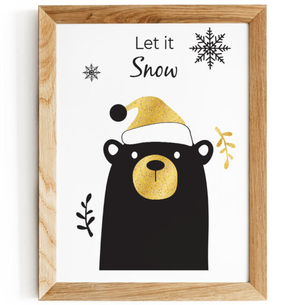 plakat-swiateczny-let-it-snow