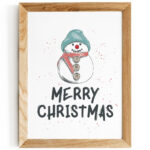 plakat-swiateczny-balwanek