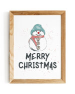 plakat-swiateczny-balwanek