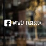 Naklejka bez tła z Twoim Facebookiem W02