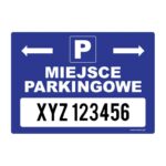 naklejka-miejsce-parkingowe-z-numerem-rejestracyjnym