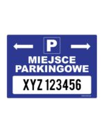 naklejka-miejsce-parkingowe-z-numerem-rejestracyjnym