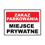 zakaz-parkowania-miejsce-prywatne -ND