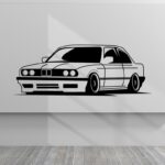 naklejka-na-sciane-bmw-e30-130x50cm
