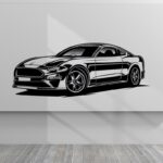 naklejka-na-sciane-ford-mustang-6-generacja