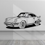 PORSCHE 911 W01 110x50  cm