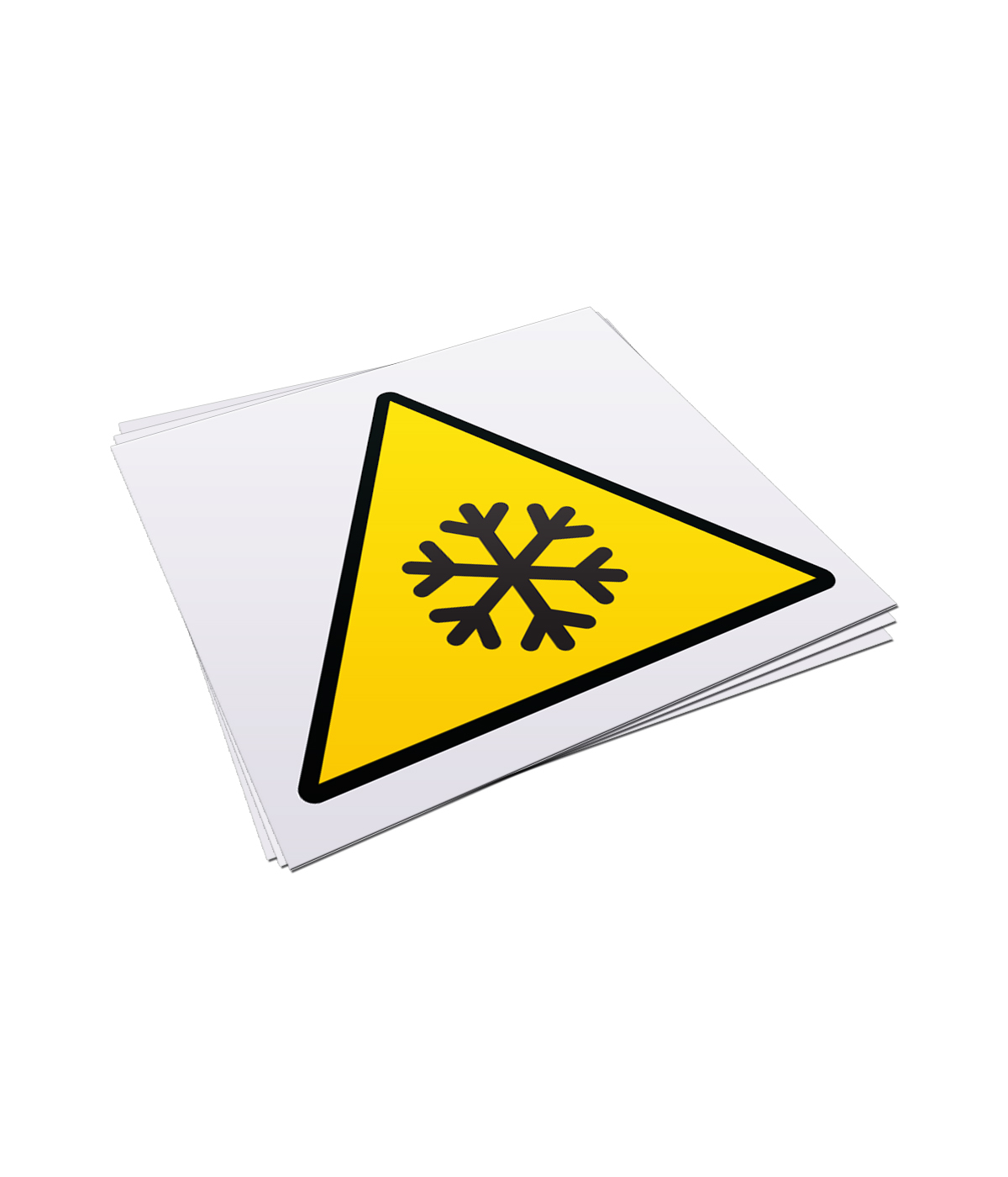 naklejka-ostrzegawcza-uwaga-niska-temperatura-10x8cm-ND Naklejka ostrzegawcza - Uwaga! Niska temperatura - 10x9cm - obrazek 1