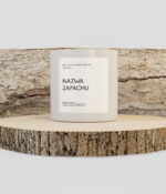 Etykieta naklejka na świecę, kwadratowa 5x5 cm  W3 - 100 szt. - obrazek 3