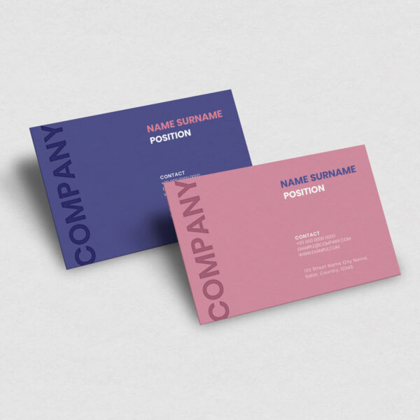 Prezentacja wizytówek firmowych